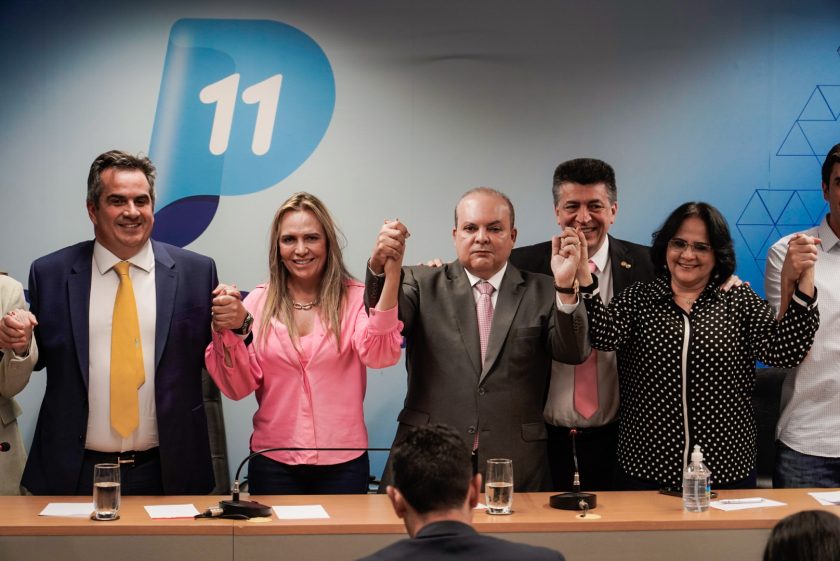 Ibaneis Rocha anunciou Celina Leão de vice e Damares senadora.