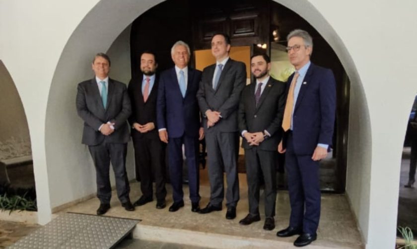 Presidente do Senado, Rodrigo Pacheco, reuniu-se com governadores nesta segunda-feira (15) — Foto: Reprodução do Instagram