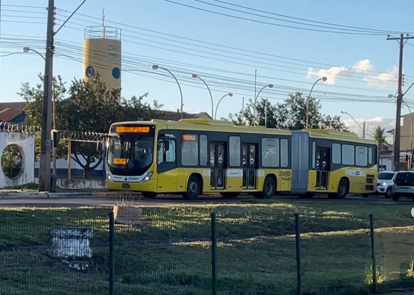Os 10 novos articulados vão substituir os articulados que operam no BRT | Foto: Divulgação/Viação Pioneira