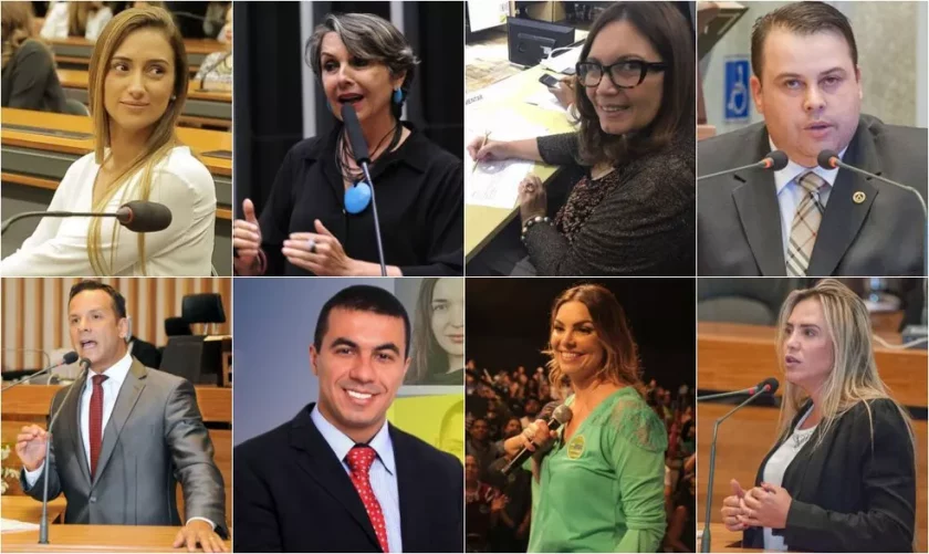 Deputados do DF que votaram a favor da PEC da gastança em primeiro turno - foto: reprodução