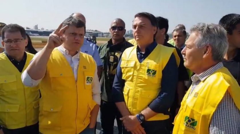 Bolsonaro e Tarcísio inauguram nova pista do Aeroporto de Congonhas - DF MOBILIDADE